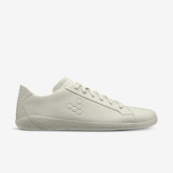 White Men's Vivobarefoot Geo Court II Casual Shoes | Philippines 0080WNBY